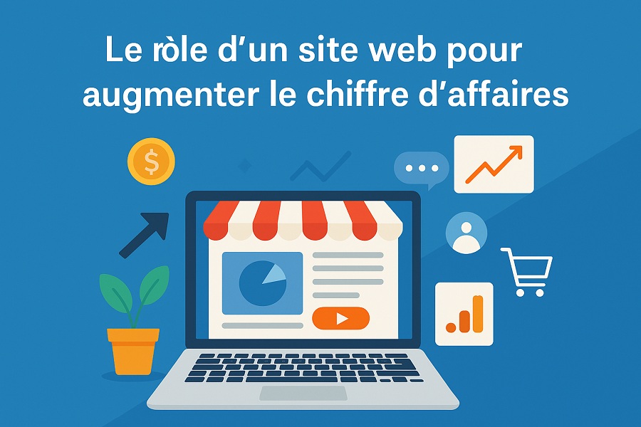 Le rôle d’un site web pour augmenter le chiffre d’affaires